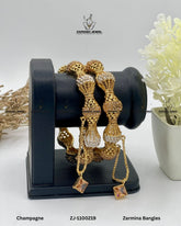Zarmina Bangles | ZAROSH JEWEL Champagne